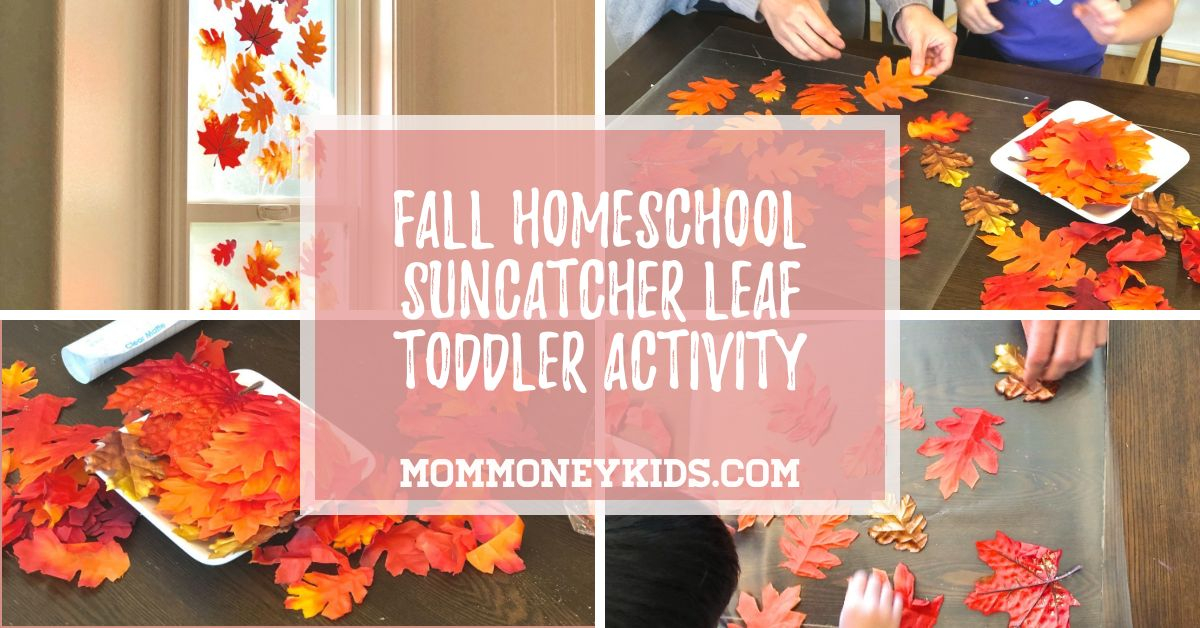 fall suncatcher leaf toddler activity