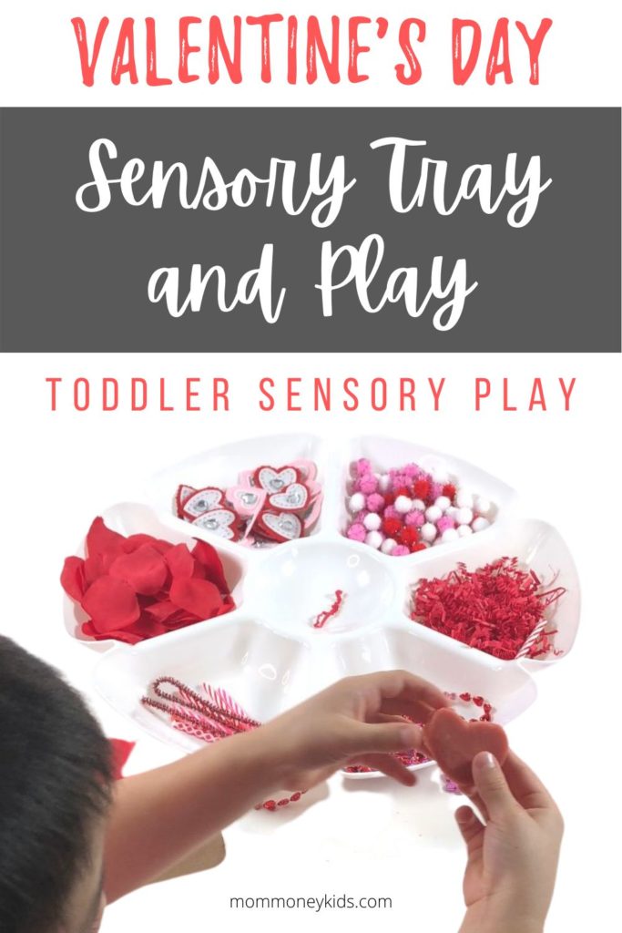 valentines day sensory tray and play pinterest