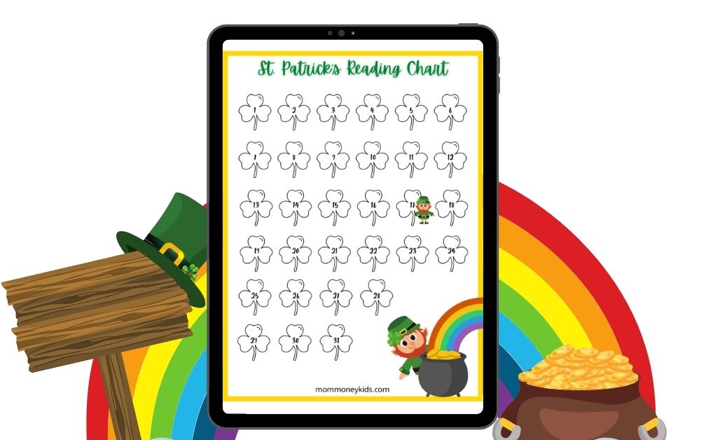st patrick's day march reading chart log featured