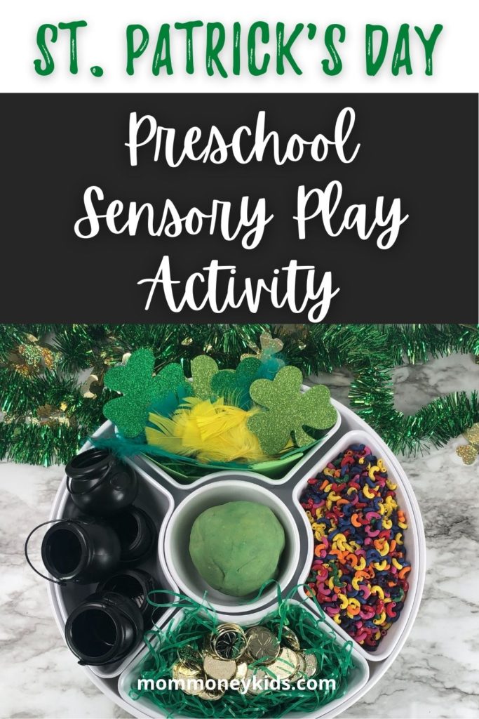 preschool sensory play activity st patrick's day