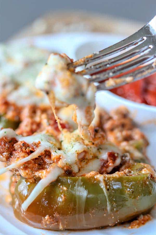 lasagna stuffed bell peppers easy keto recipe