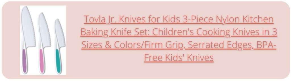 tovla set of kids safe cutting knives