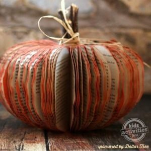 easy fall crafts for adults fall craft book paper pumpkin