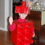 DIY kids lego man halloween costume