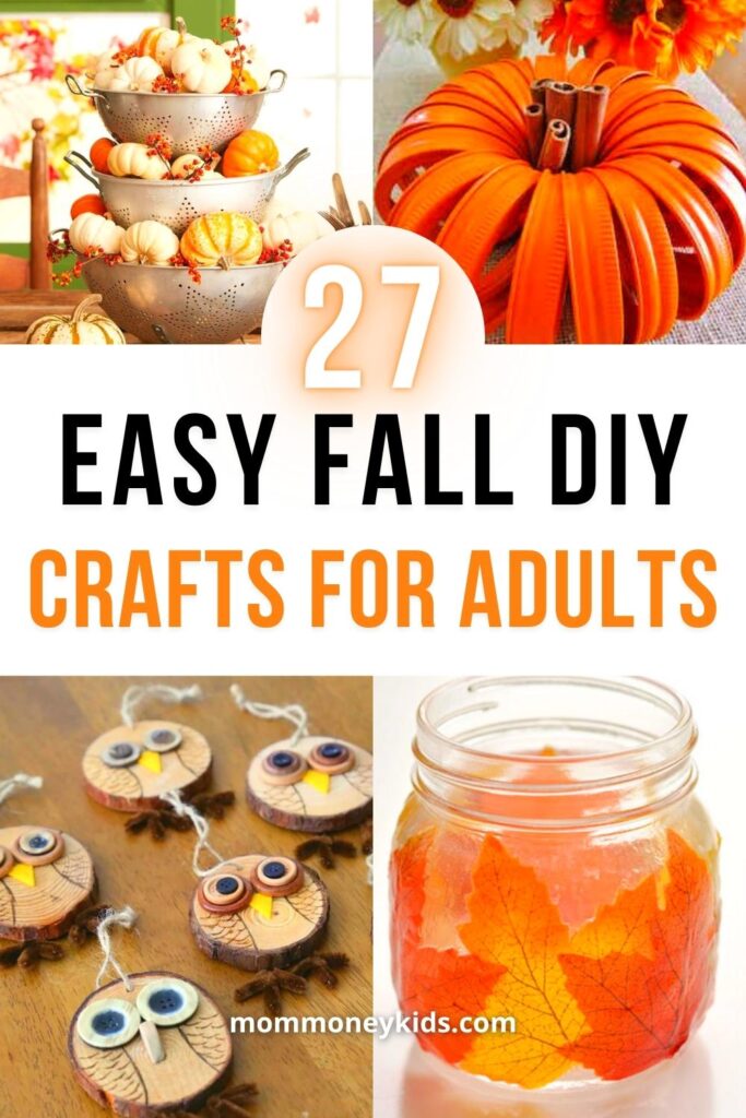 Halloween easy fall crafts for adults diy fun simple kid and adult crafting