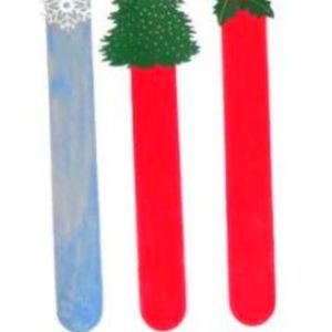 christmas craft stick bookmarks for kids