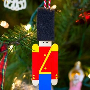 Popsicle Stick Toy Soldier Ornament