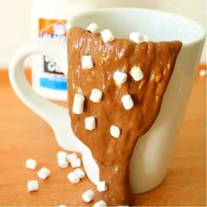 hot chocolate slime sensory bin activity