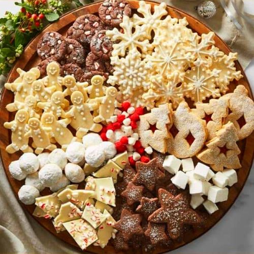 Christmas Cookie Dessert Charcuterie Board Idea
